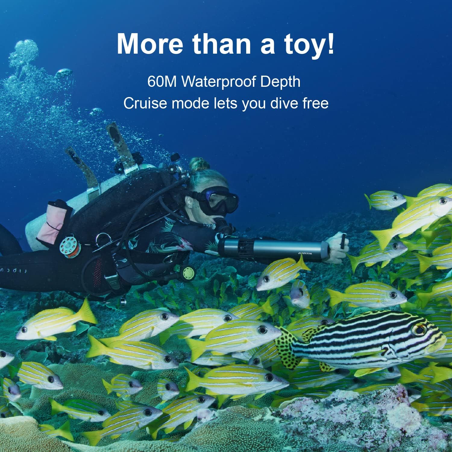 Waydoo Subnado Underwater Scooter Black and Red Special Version - Image 6