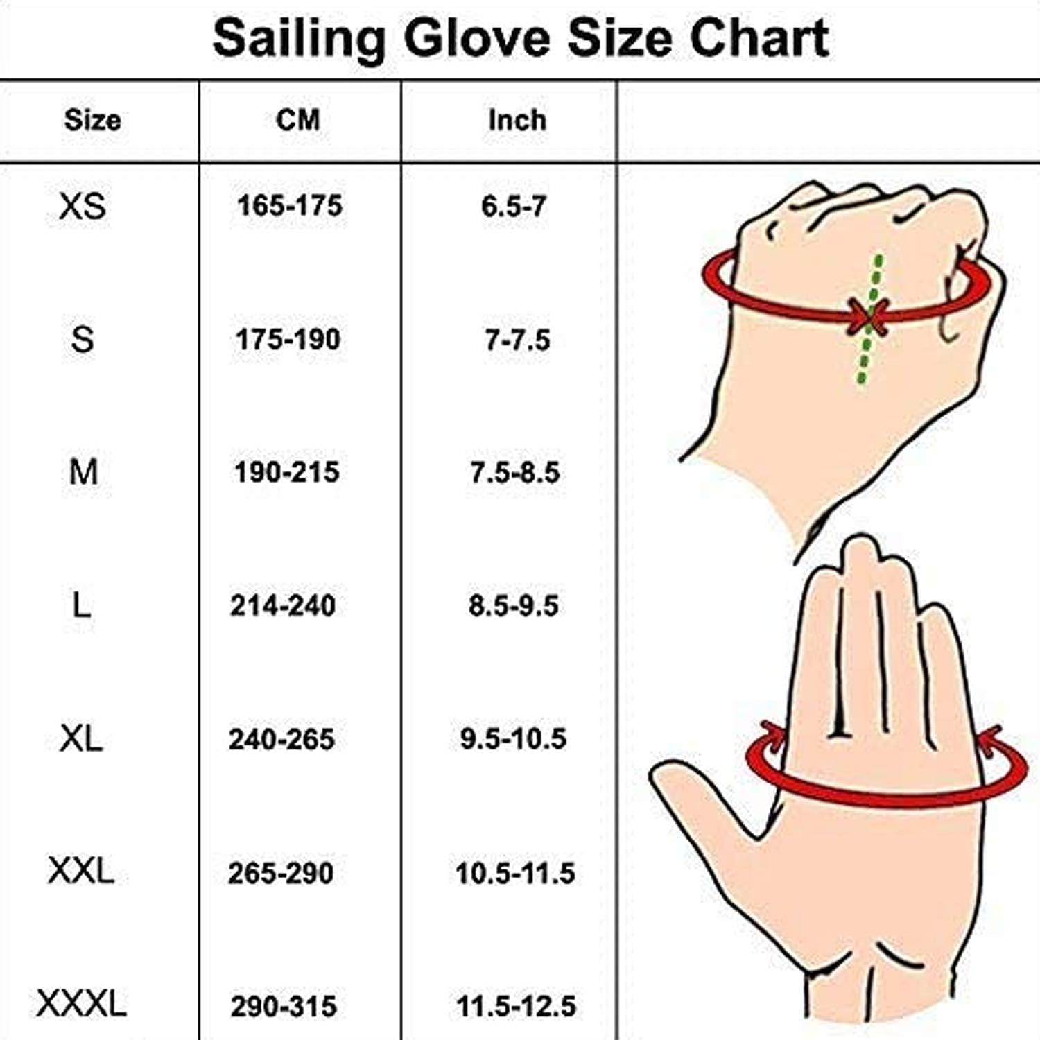 MRX Sailing Gloves for Men & Women 3/4 Finger Grip Great for Sailing, Yachting, Paddling, Kayaking, Fishing, Dinghying Water Sports - Image 3