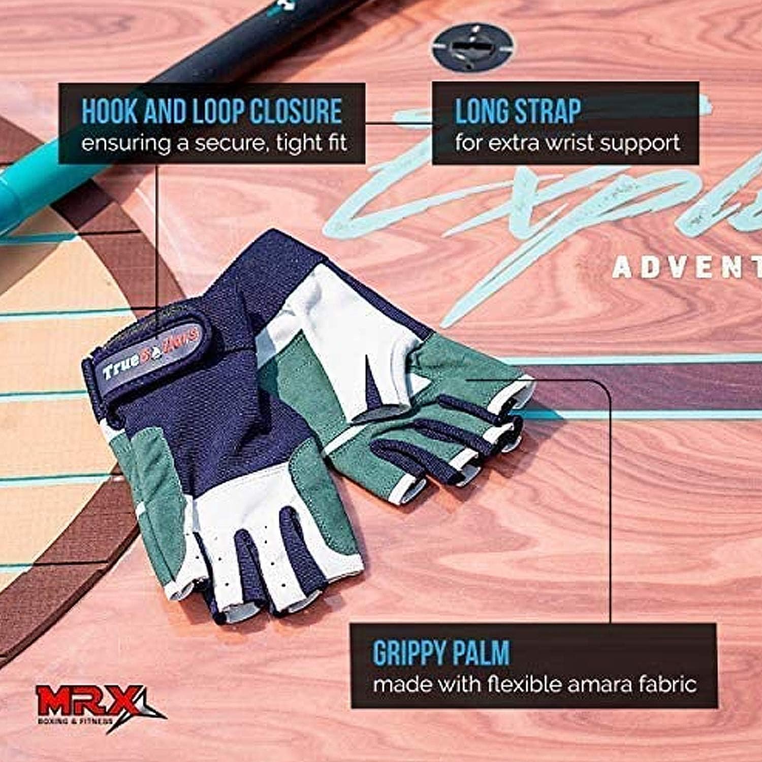 MRX Sailing Gloves for Men & Women 3/4 Finger Grip Great for Sailing, Yachting, Paddling, Kayaking, Fishing, Dinghying Water Sports - Image 5