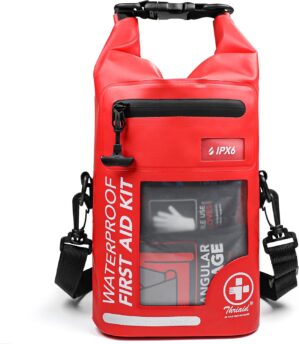 250 PCS Waterproof First Aid Kit, R...