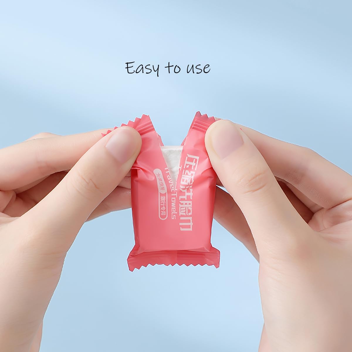 Compressed Towel, 14pcs Disposable Cotton Portable, Vacation Essentials Travel Home Outdoor Sports Multi-Purpose Towel (9.5x12 inch) - Image 4