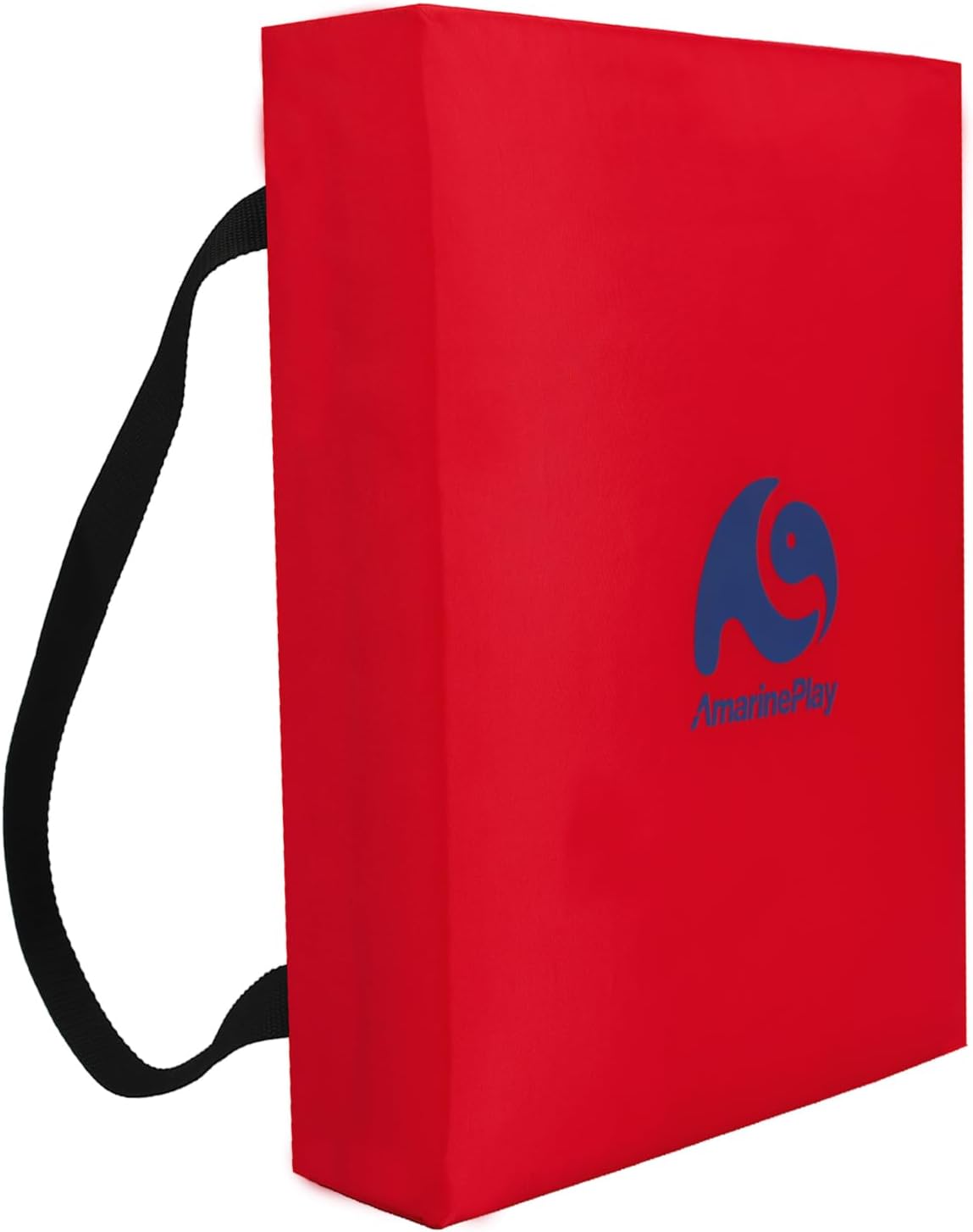 Throwable Flotation Cushion,Emergency Marine Foam Flotation Throwable Device,USCG Approved Type IV PFD Boat Throw Seat Cushion Life Preserver Emergency Safety Equipment for Boat Kayak Canoe Red-1PK