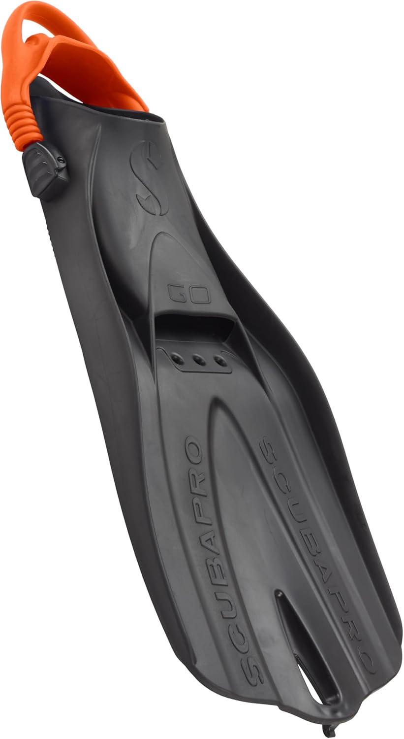 SCUBAPRO GO Travel Scuba Diving Fin for Snorkeling and Swimming, Open Heel Strap