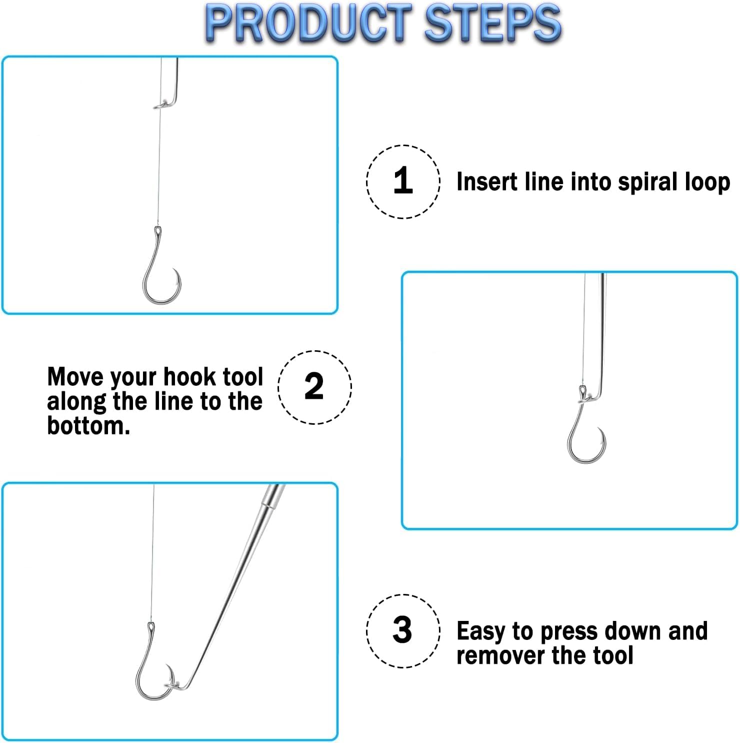 Fish Hook Remover Tool, Fishing Hook Quick Removal Device, Fishing Gear and Accessories Security Extractor Equipment Kits for Adult, Hook Extractor Tools with Storage Tube - Image 4