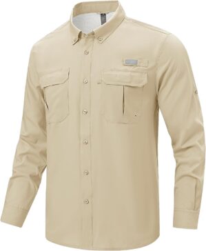 TBMPOY Men’s Long Sleeve Fish...