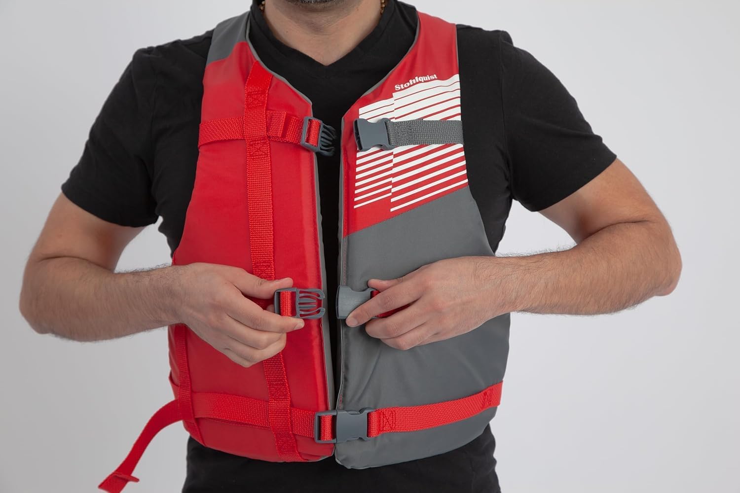 Stohlquist Universal Fit Adult Life Jacket PFD (4 Pack) Coast Guard Approved, for Men and Women 90+ lbs, Lightweight Neoprene and Adjustable, Ideal for Boating, Kayaking & Water Sports - Image 9