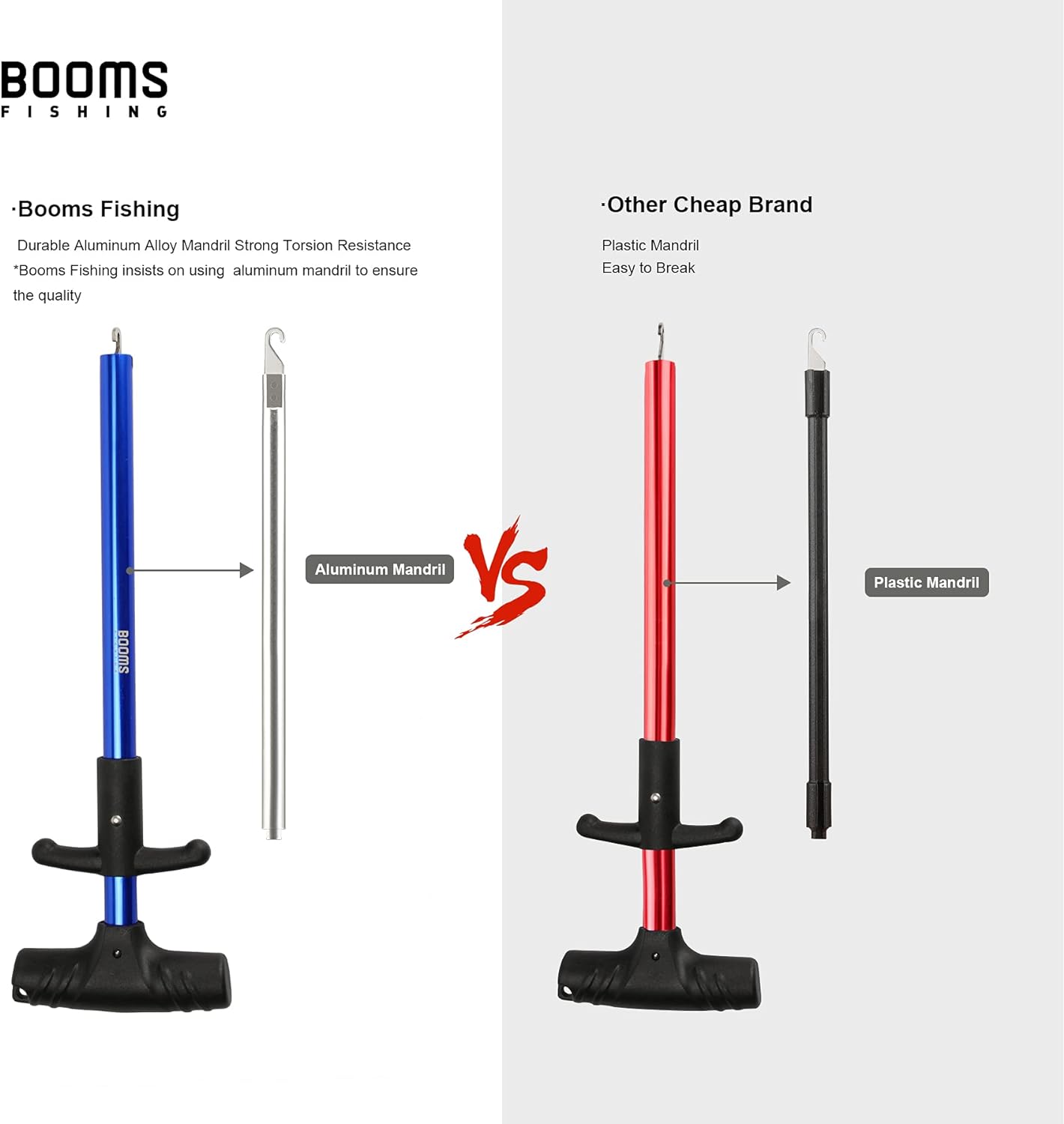 Booms Fishing R2 Hook Remover Squeeze-Out Fish Hook Tools 3 Colors Available - Image 2