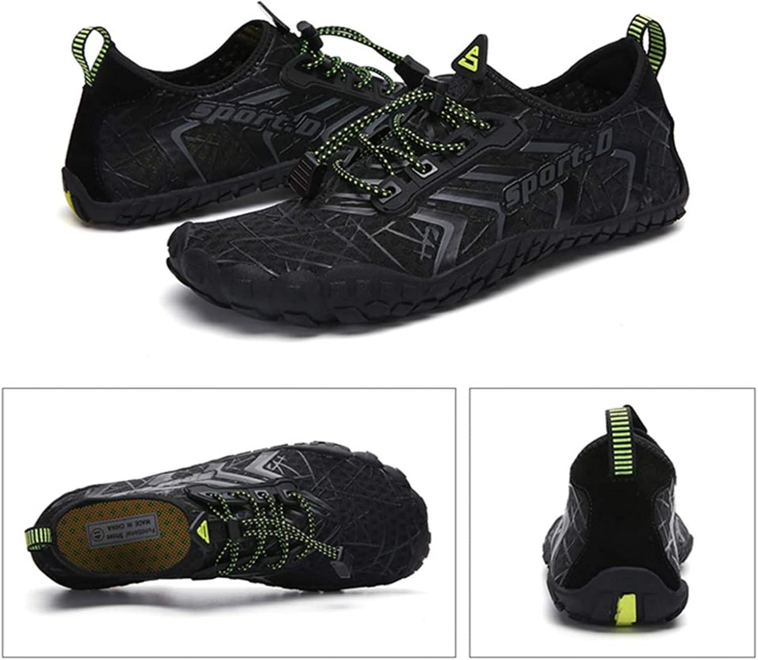 UBFEN Water Shoes Aqua Swim Shoes Mens Womens Beach Sports Quick Dry Barefoot for Boating Fishing Diving Surfing - Image 5