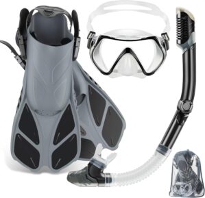 ZEEPORTE Mask Fin Snorkel Set, Trav...