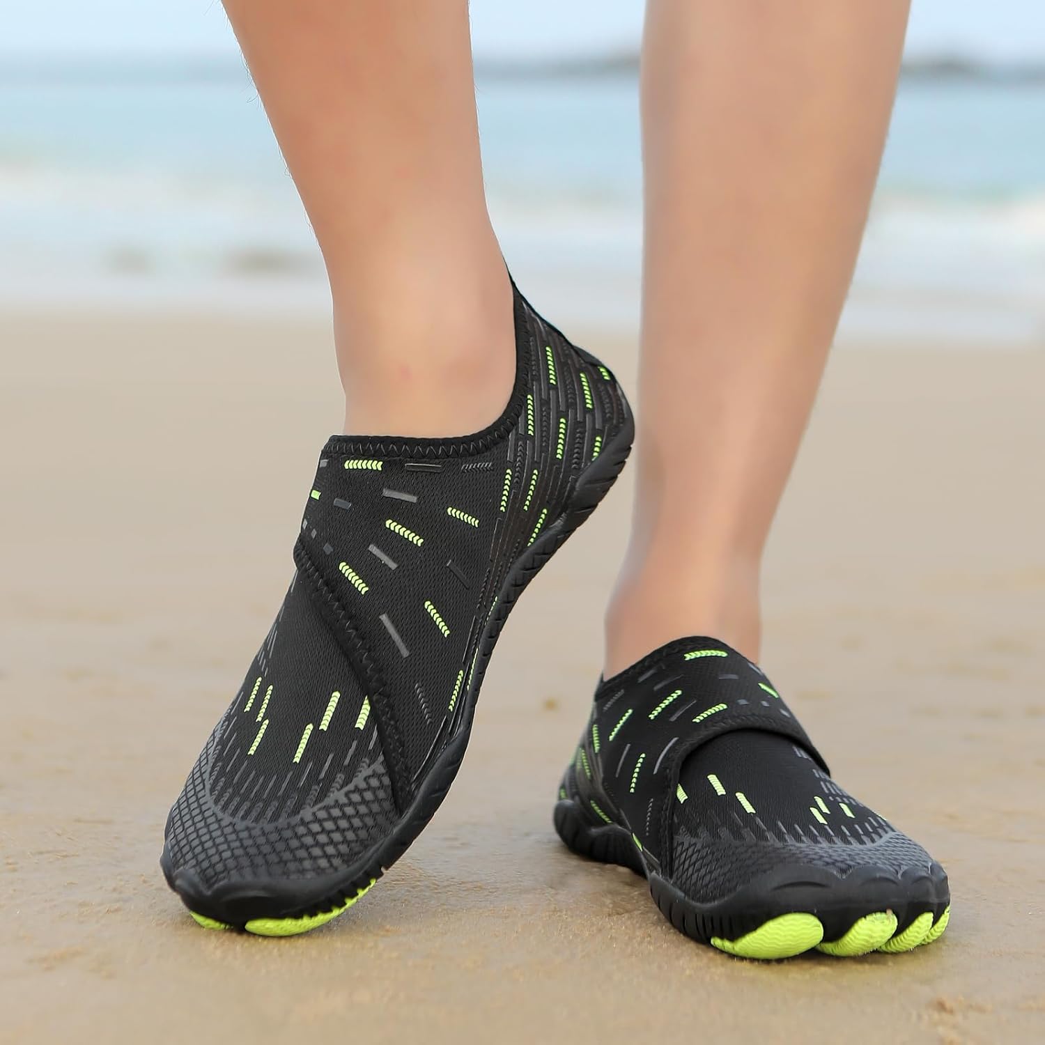 Water Shoes Mens Womens Quick-Dry Barefoot Swim Beach Pool Shoes Aqua Yoga Socks for Hiking Walking Diving Surf Outdoor Water Sports - Image 2