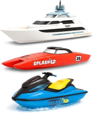 SplashEZ Bath Toy Boats for Toddler...