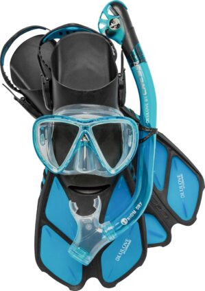 Cressi Adult Snorkel Set (Mask, Dry...