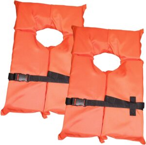 2 Pack Coast Guard Approved Life Ja...
