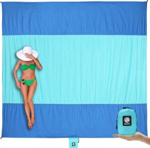 WEKAPO Beach Blanket Sandproof Wate...