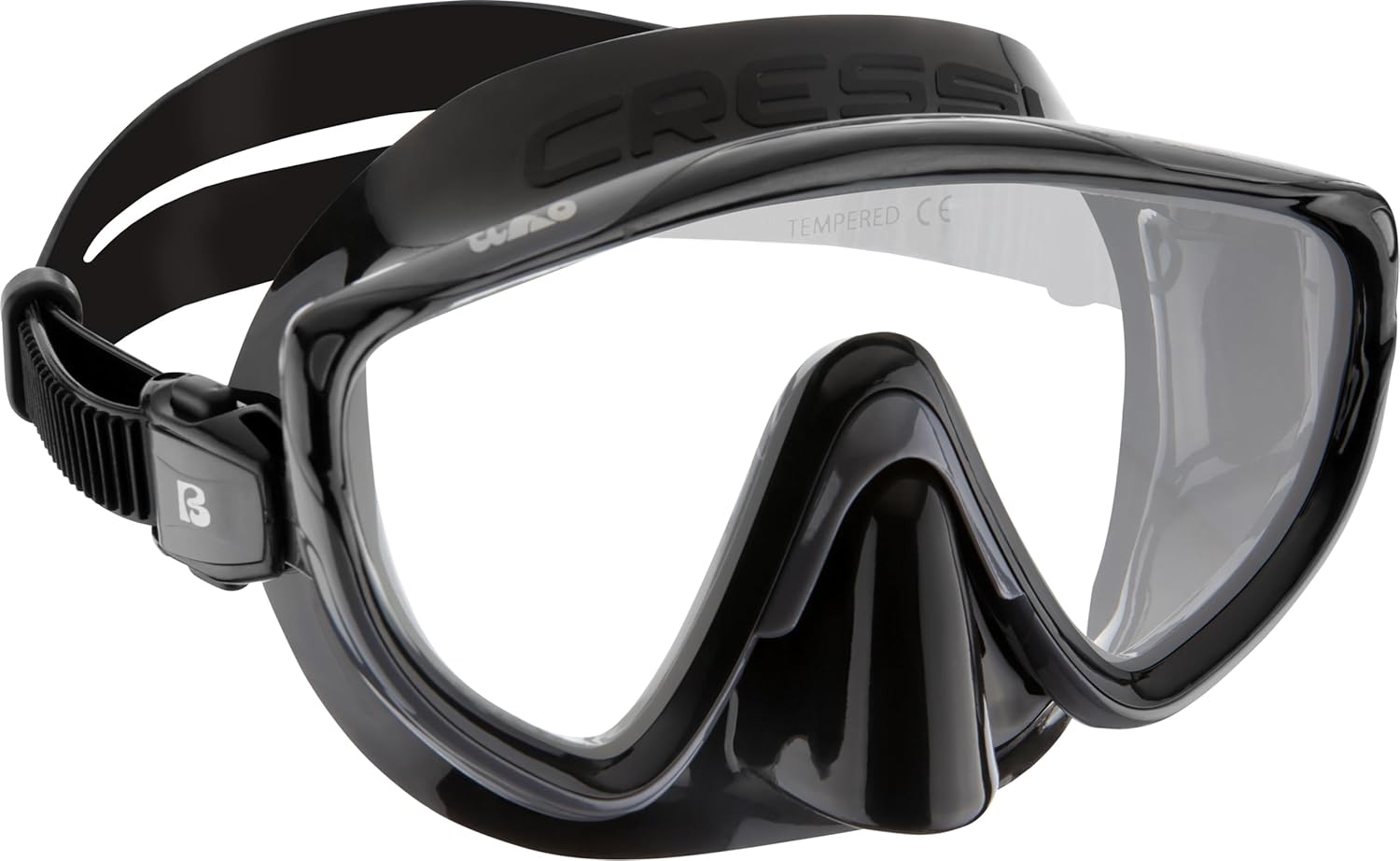 Cressi Snorkeling Set- Short Adjustable Fins, Silicone Mask, and Dry Snorkel- Compact for Travel- Adventure Set- Designed in Italy - Image 2