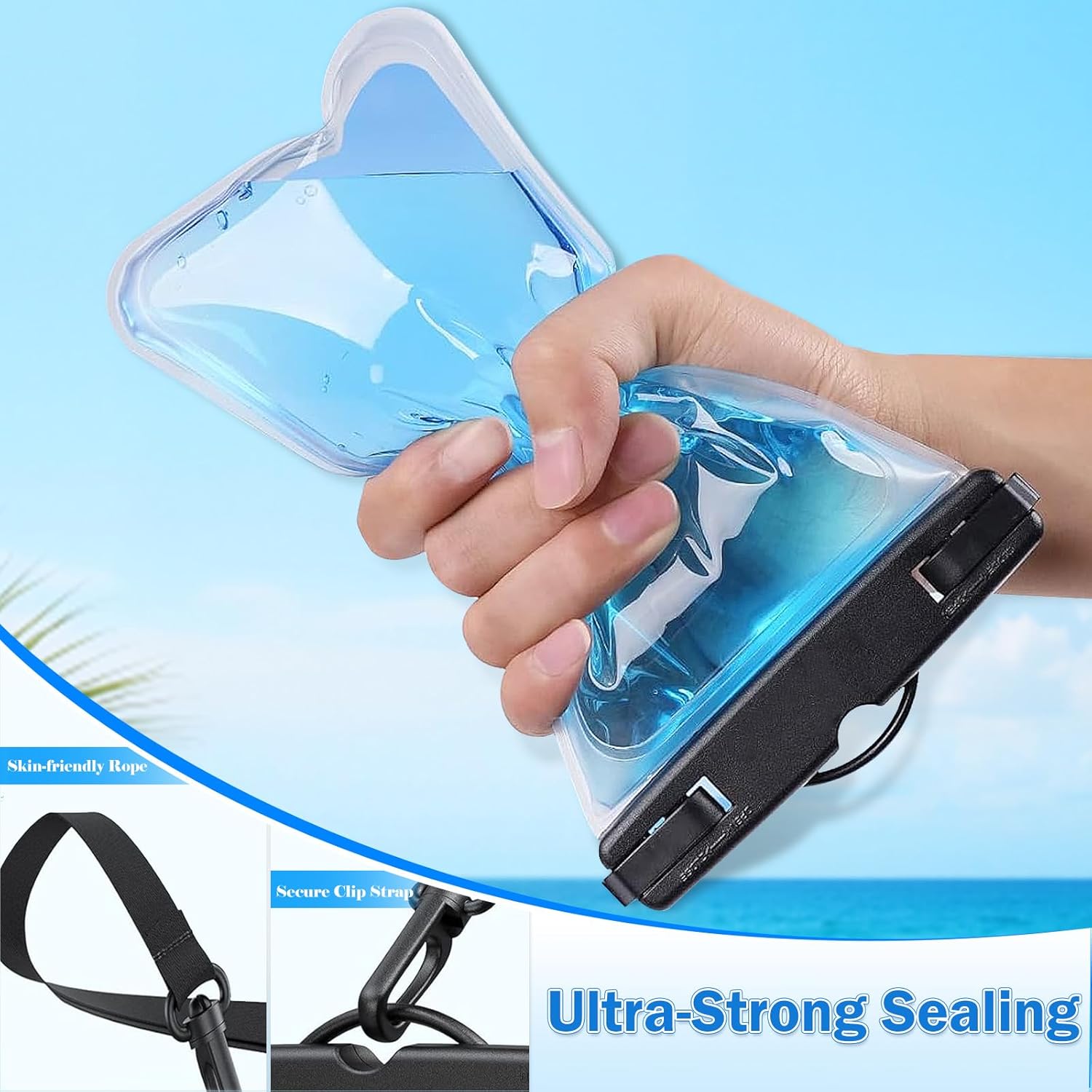 Beach Gifts for Women, Beach Gifts Set for Beach Lovers, Beach Towel Vacation Travel Essentials Birthday Graduation Gift Baskets for Friends Sister Multipurpose Waterproof Travel Tote Bag - Image 5