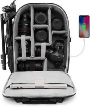 CADeN Camera Backpack Bag for DSLR/...