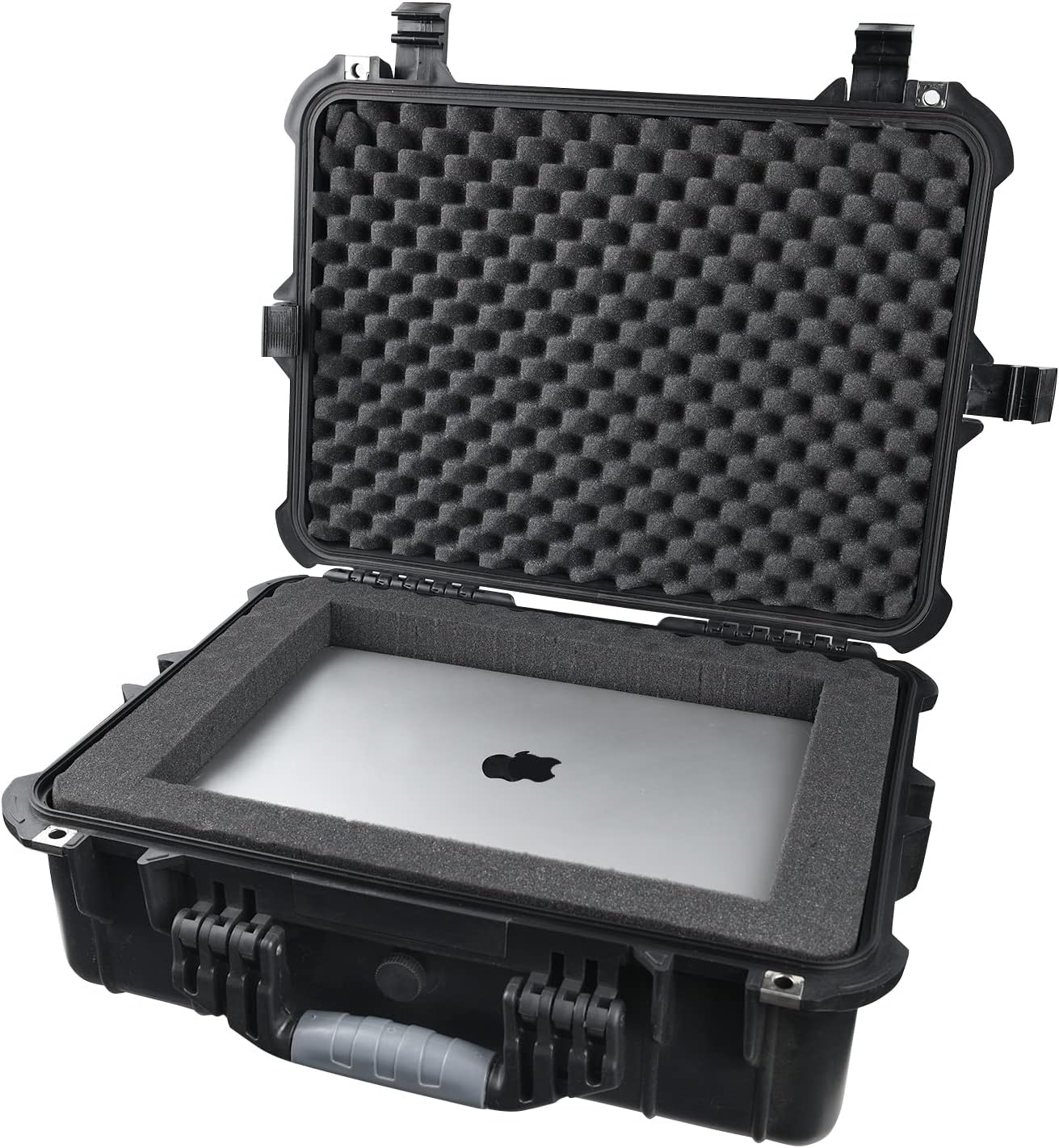 MEIJIA All Weather Portable IP67 Waterproof Protective Case, Hard Camera Case with customizable foam, Perfectly Protection of Camera, Drones,Pistols,Lens,Equipments,Black,18.5 x14.06x6.93inches - Image 9