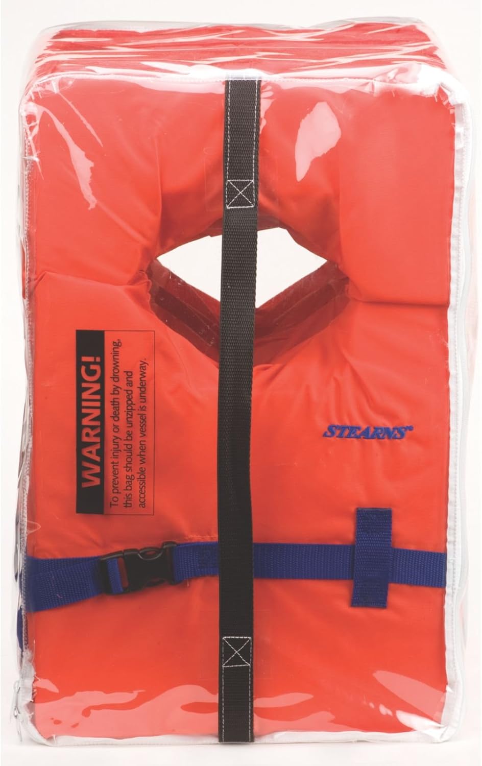 Stearns 4-Pack of PFD Life Vests, USCG-Approved Type II Life Jackets, Universal Size, Flotation Vests for Boat & Swim Safety - Image 2