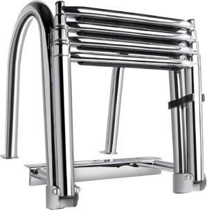 Marinebaby 4-Step Pontoon Boat Ladd...