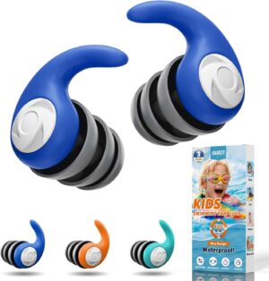 Waterproof Swimming Ear Plugs for K...