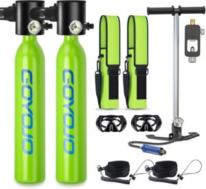 GOYOJO 0.5L Mini Scuba Tank with Pu...