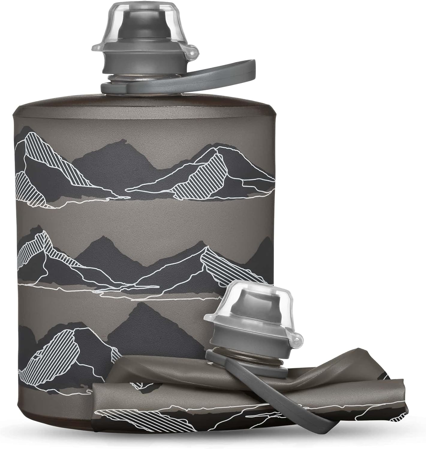 HydraPak Stow Collapsible Water Bottle – 350ml, 500ml, 1L – Ultralight, Leak-Proof, BPA-Free, Filter Compatible Travel & Hiking Flask