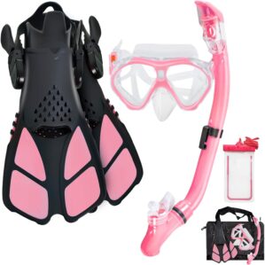 Kids Snorkeling Set Children Mask F...