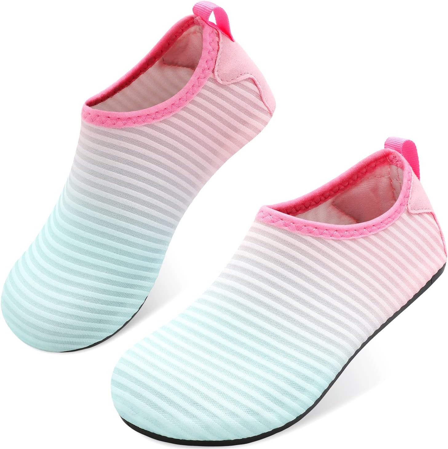 JOINFREE Kids Boys and Girls Swim Water Shoes Toddler Quick Dry Aqua Socks Barefoot Skin Shoes for Beach Sports