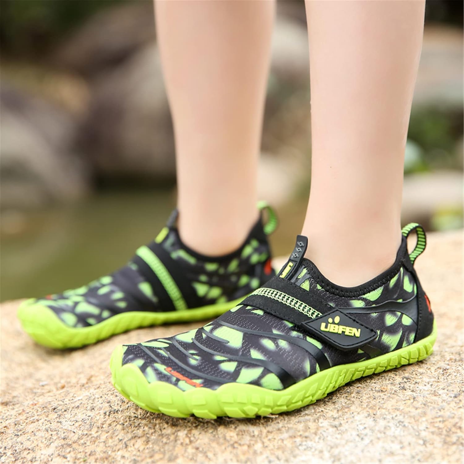 UBFEN Water Shoes for Kids Boys Girls Aqua Socks Barefoot Beach Sports Swim Pool Quick Dry Lightweight Toddler Little Big Kid - Image 3