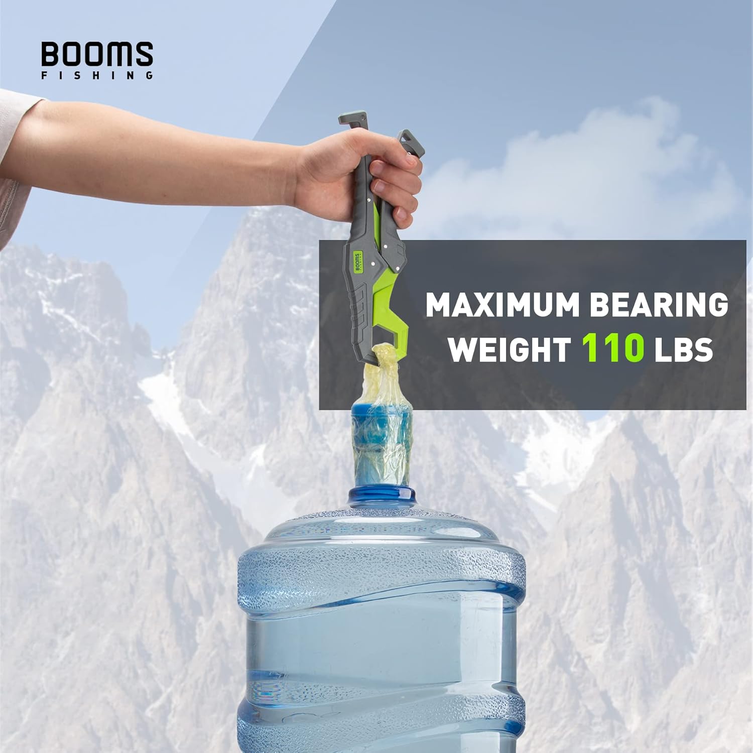 Booms Fishing G05 Lip Gripper Saltwater, 9.4" Plastic Catfish Grippers Pliers, Grabber Tool With Lanyard, Grips for Kayak Fishing Accessories, Great Holder for Caught Fish - Image 4