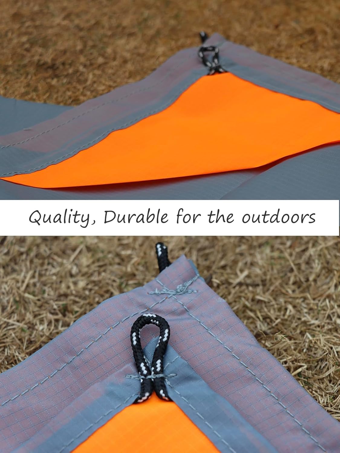 Orga'Neat Pocket Picnic Blanket, Sandproof Lightweight Pocket Camping Tarp, 55″x 60″ Foldable & Fits into Small Bag, Water Resistant Washable Quick Dry Compact Beach Mat for Outdoor Recreation - Image 2