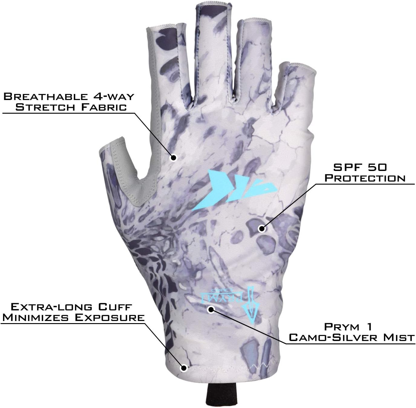 KastKing Sol Armis Sun Gloves UPF50+ Fishing Gloves UV Protection, Sun Protection for Outdoor, Kayaking, Rowing - Image 3