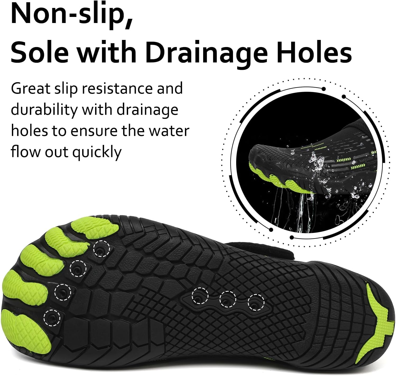 Water Shoes Mens Womens Quick-Dry Barefoot Swim Beach Pool Shoes Aqua Yoga Socks for Hiking Walking Diving Surf Outdoor Water Sports - Image 7