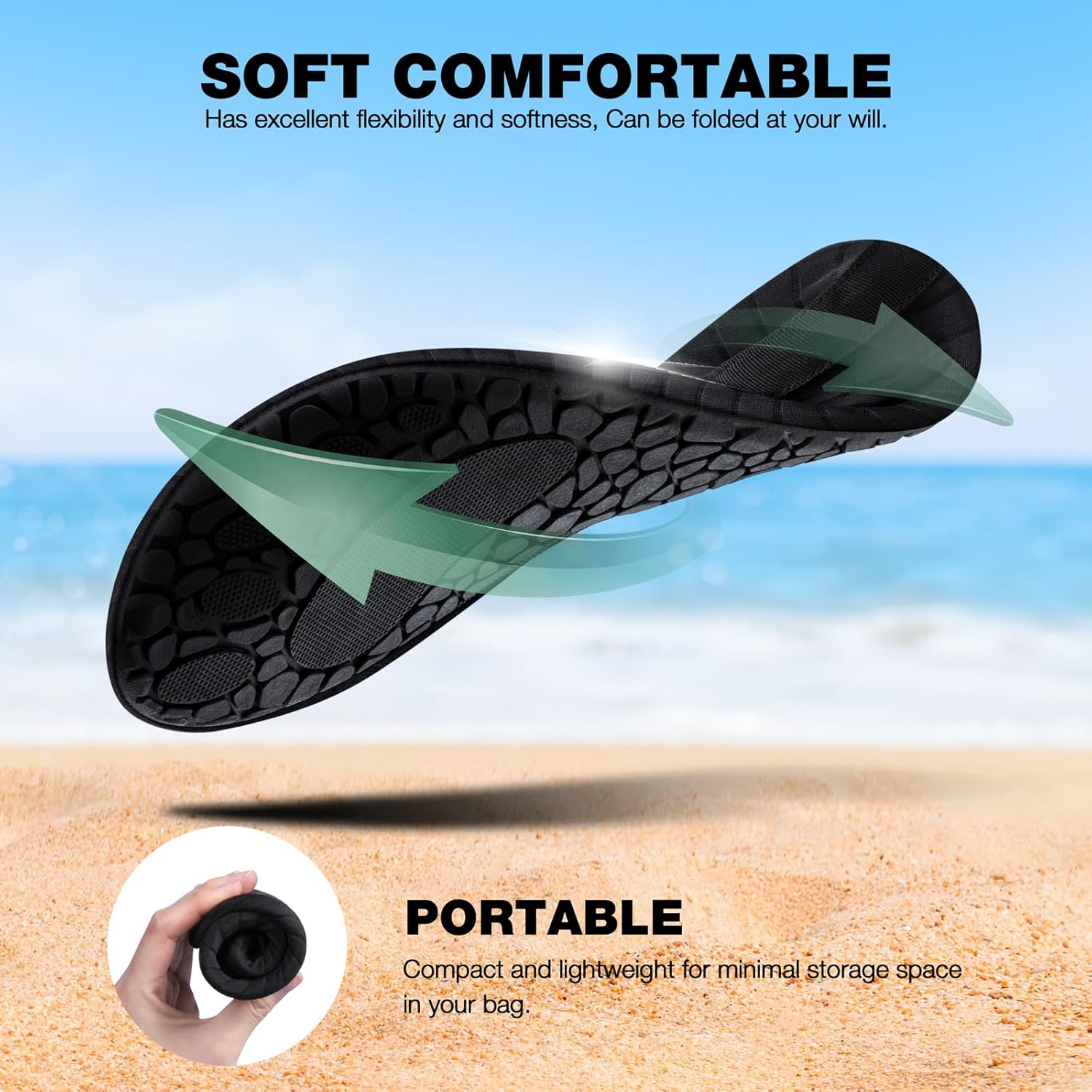 SIMARI Water Shoes Women Men Aqua Socks Beach Barefoot Quick Drying Aqua Aerobics Swim Pool Non Slip Outdoor Travel Essentials Surf River Lake Snorkeling Kayak Yoga Adult Youth - Image 5