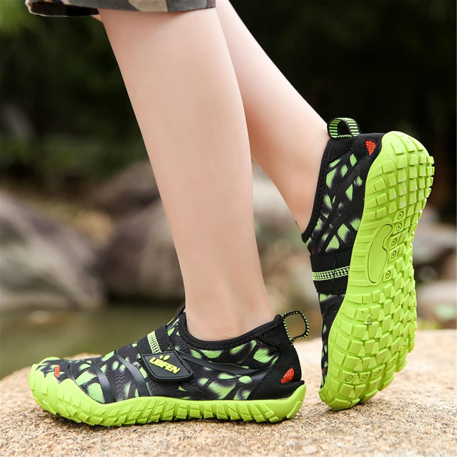 UBFEN Water Shoes for Kids Boys Girls Aqua Socks Barefoot Beach Sports Swim Pool Quick Dry Lightweight Toddler Little Big Kid - Image 6