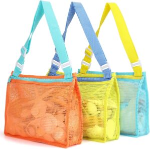 Tagitary Beach Toy Mesh Beach Bag K...