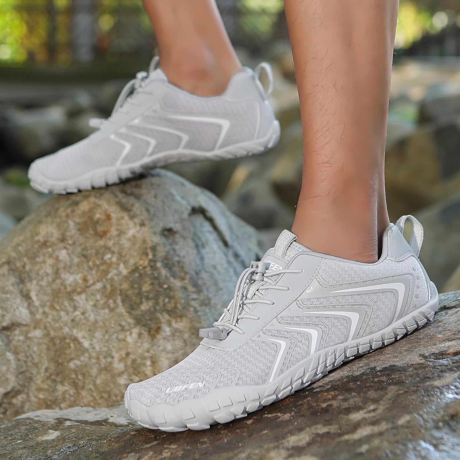 UBFEN Water Shoes Aqua Swim Shoes Mens Womens Beach Sports Quick Dry Barefoot for Boating Fishing Diving Surfing - Image 2