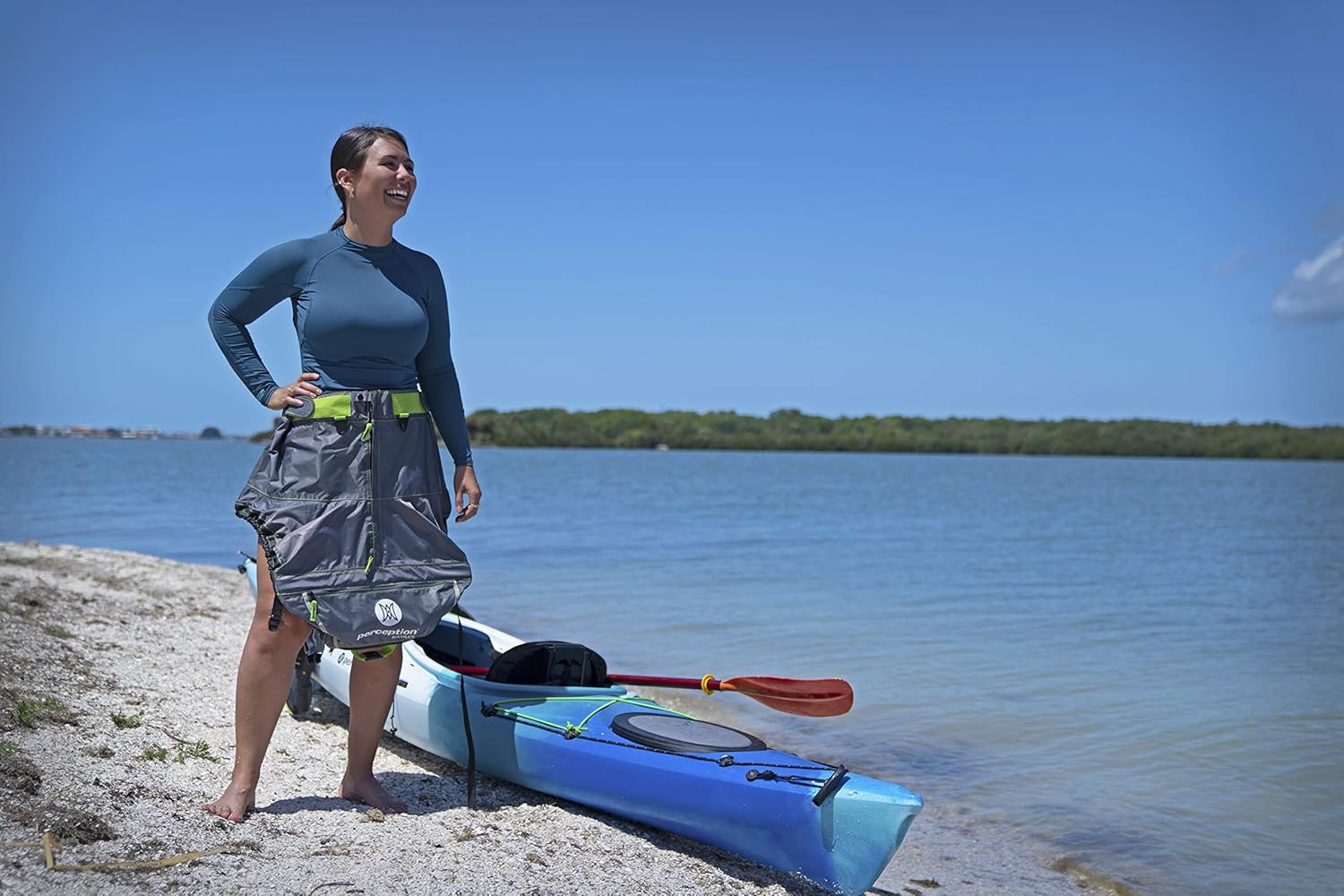 Perception Truefit Spray Skirt | Kayak Spray Skirt For Sit Inside Kayaks | Size P7 thru P12 - Image 6