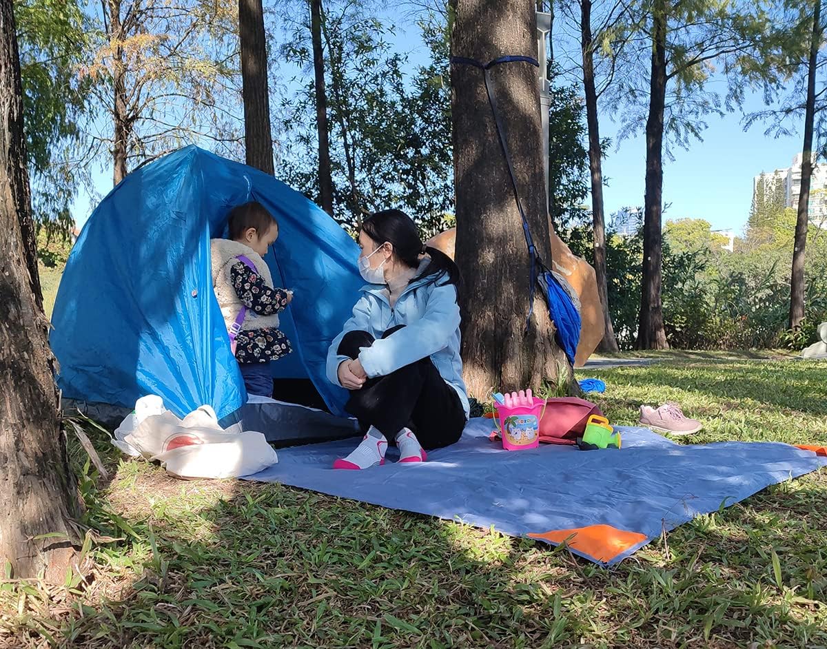 Orga'Neat Pocket Picnic Blanket, Sandproof Lightweight Pocket Camping Tarp, 55″x 60″ Foldable & Fits into Small Bag, Water Resistant Washable Quick Dry Compact Beach Mat for Outdoor Recreation - Image 7