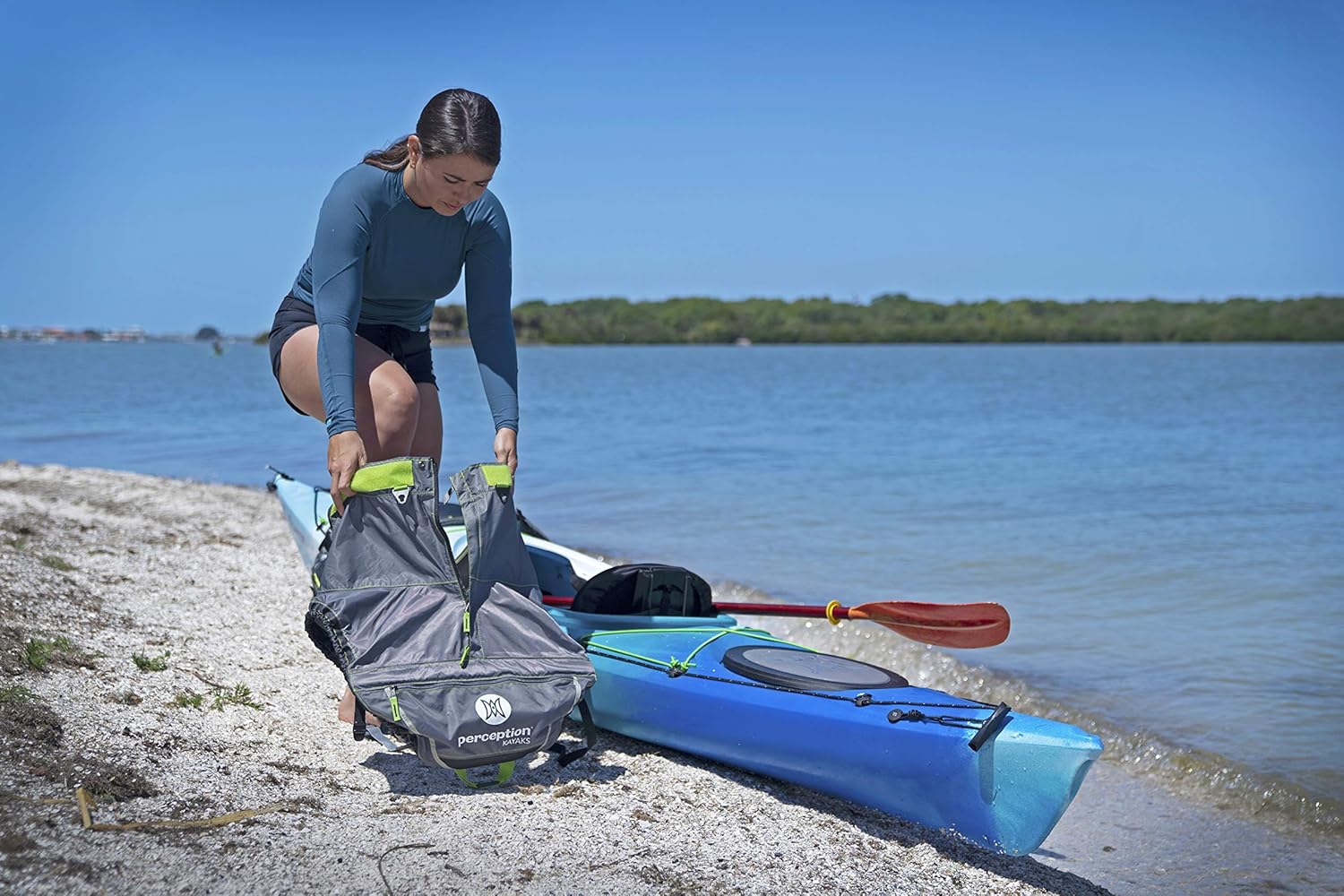 Perception Truefit Spray Skirt | Kayak Spray Skirt For Sit Inside Kayaks | Size P7 thru P12 - Image 4