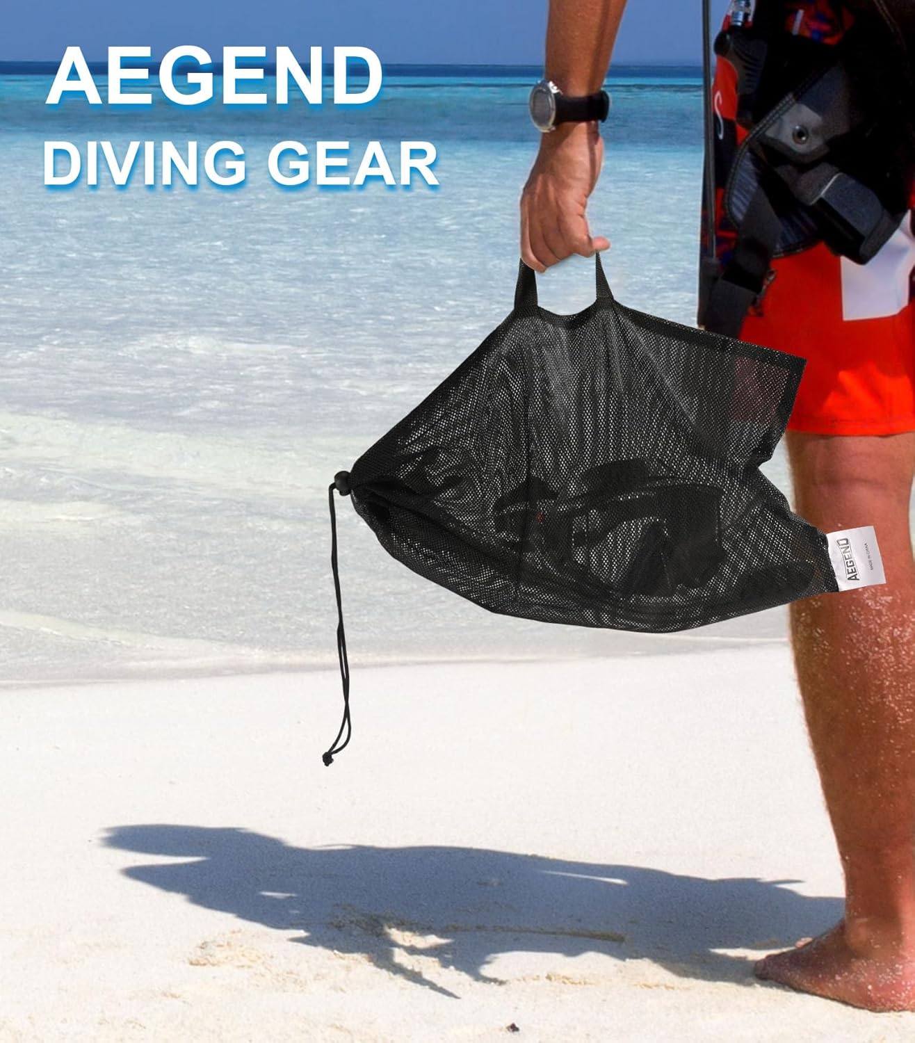 Aegend Snorkeling Gear for Adults Youth Kids, Snorkel Mask with Top Dry Valve - Panoramic View Anti-Leak and Anti-Fog with Mesh Bag for Snorkeling, Scuba Diving, Freediving & Swimming - Image 8