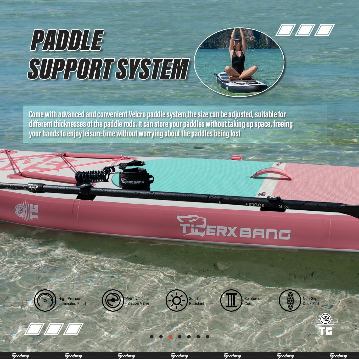 Inflatable Paddle Board with Premium SUP Board Accessories, Allround Paddle Boards for Adults/Kids,Stand Up Paddle Board Defender Collection - Image 3