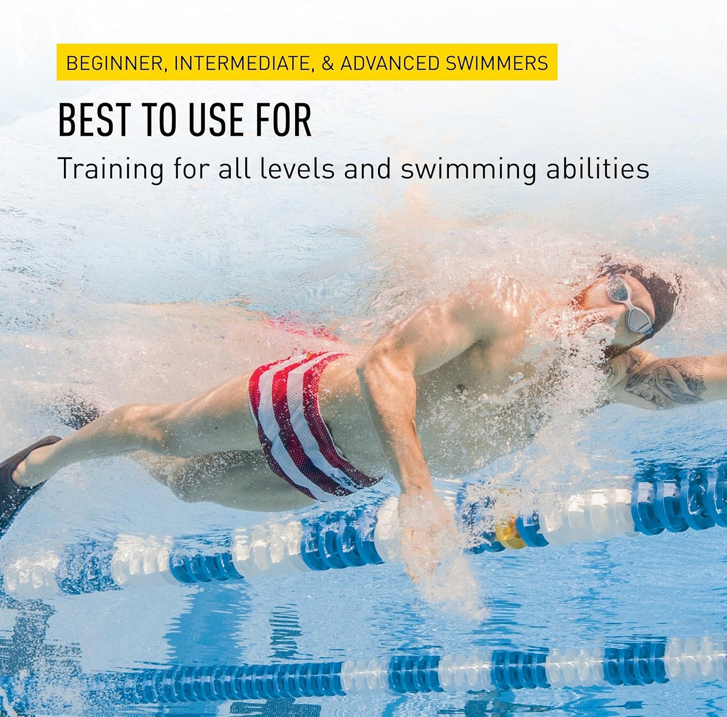 FINIS Long Floating Swim Fins - Training Fins for All Ages - Improves Kick Technique & Body Position - Image 5