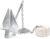 Leero Heavy Duty Boat Anchor Kit with Anchor Chain, Shackle and Anchor Rope, 5/8/10/13/18 lb Danforth Anchor,Boat Anchor for Pontoons, Dinghies, Fishing Boats, Bass Boats, Sport Boats, Sport Yachts