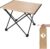 VILLEY Portable Camping Side Table, Ultralight Aluminum Folding Beach Table with Carry Bag for Outdoor Cooking, Picnic, Camp, Boat, Travel