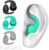 Swimming Ear Plugs for Adults,3 Pairs Waterproof Reusable Silicone Swim Earplugs for Swimming Surfing Snorkeling Showering and Water Pool,Beach,Ocean (Adults & Teens 14+)
