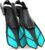 Greatever Snorkel Fins Adjustable Buckles Open Heel Swim Flippers Travel Size Short Swim Fins for Snorkeling Diving Swimming Adult Men Womens