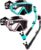 Aegend Snorkeling Gear for Adults Youth Kids, Snorkel Mask with Top Dry Valve – Panoramic View Anti-Leak and Anti-Fog with Mesh Bag for Snorkeling, Scuba Diving, Freediving & Swimming