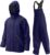 Men’s PRO Workwear 3-Piece Waterproof Rain Suit – Heavy Duty Jacket & Bib Pants Set for Industrial Safety, Construction